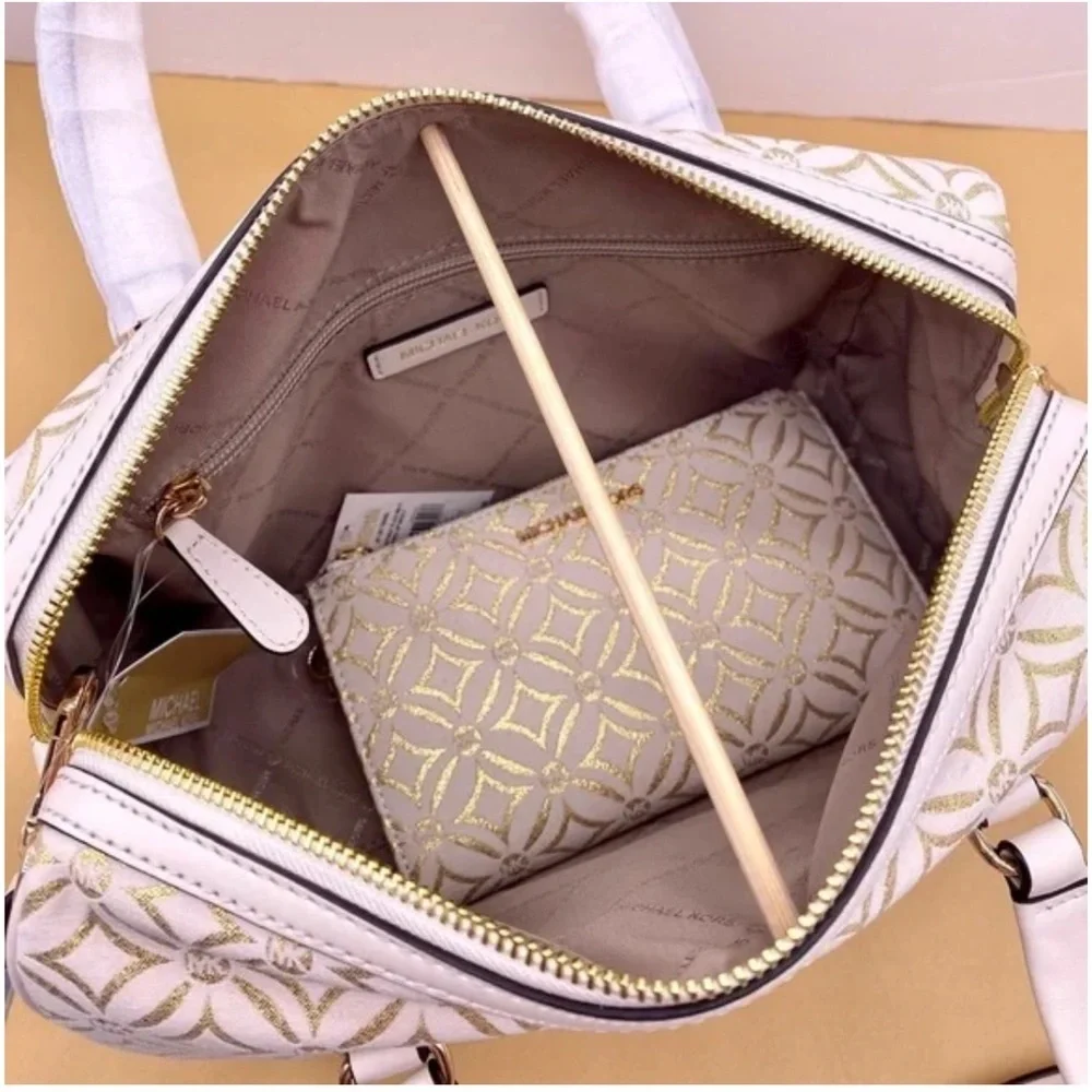 Michael Kors Duffle Satchel Crossbody and Wallet Set